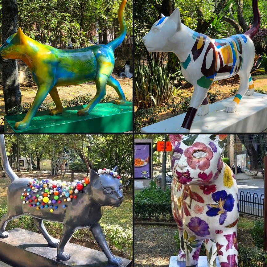 El Gato del Rio y Sus Novias, the Cali riverwalk cat collection